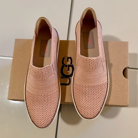 UGG Sammy Metallic Slip-On Sneakers in Topical Peach - Picture 7 of 13